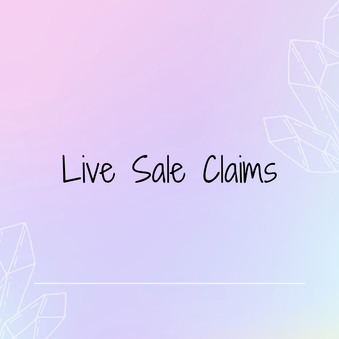 Live Sale Claims