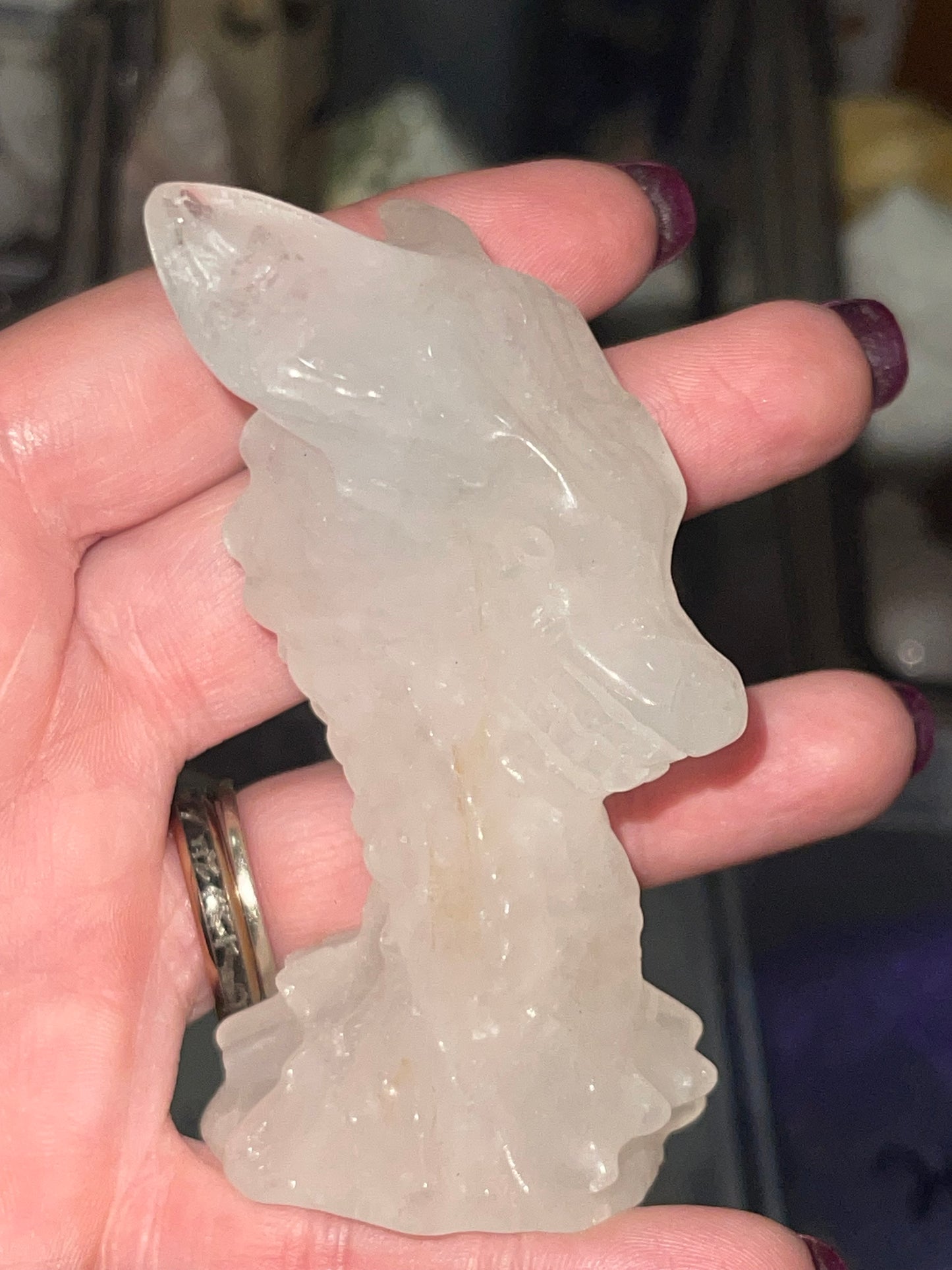 Clear Quartz Dragon