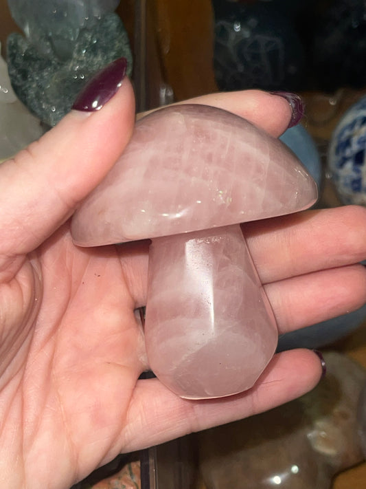 Rose Quartz Mushroom