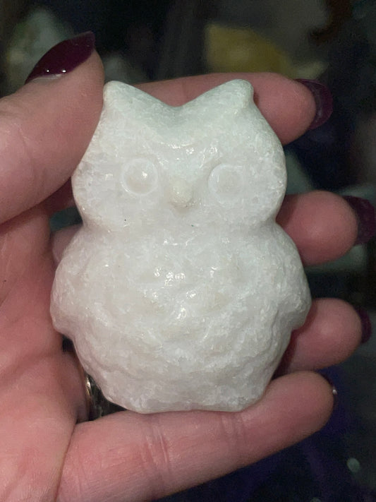 Owl Carving (unknown stone)