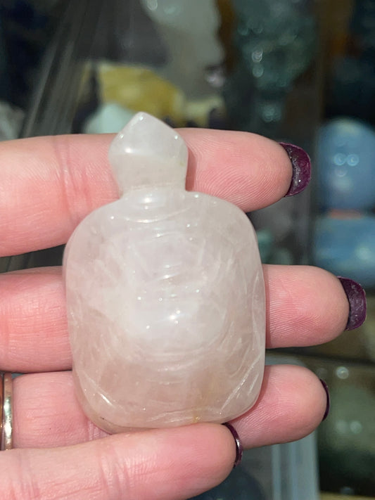 Rose Quartz Turtle