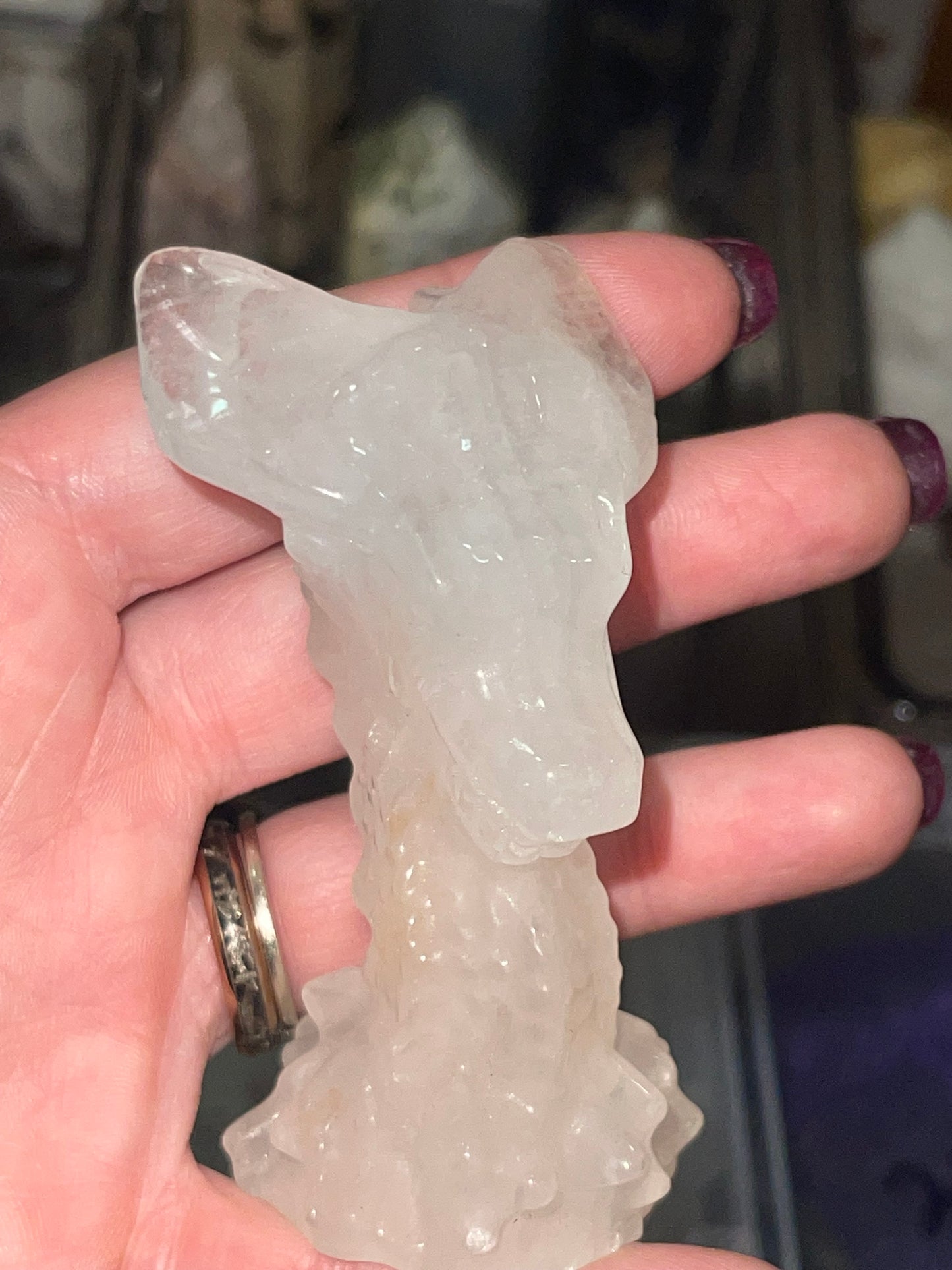 Clear Quartz Dragon