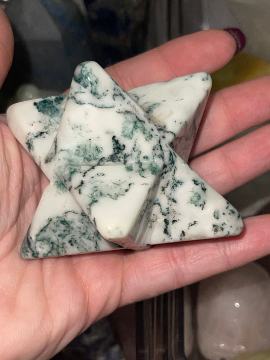 Tree Agate Merkaba