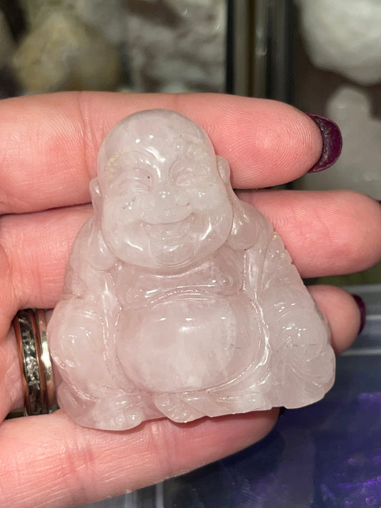 Rose Quartz Buddha